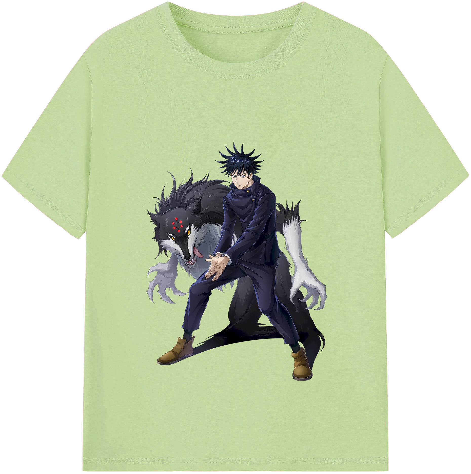 （画像用） 呪術廻戦 Jujutsu Kaisen 綿100％半袖Tシャツ（フロントプリント）